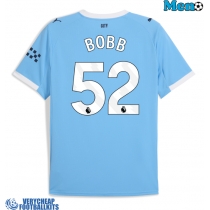 Manchester City Oscar Bobb #52 Replica Home Shirt 2025-26 Short Sleeve